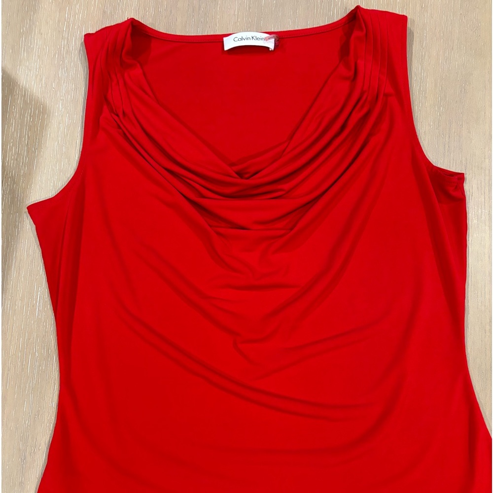 Women’s Calvin Klein Red Tank Top